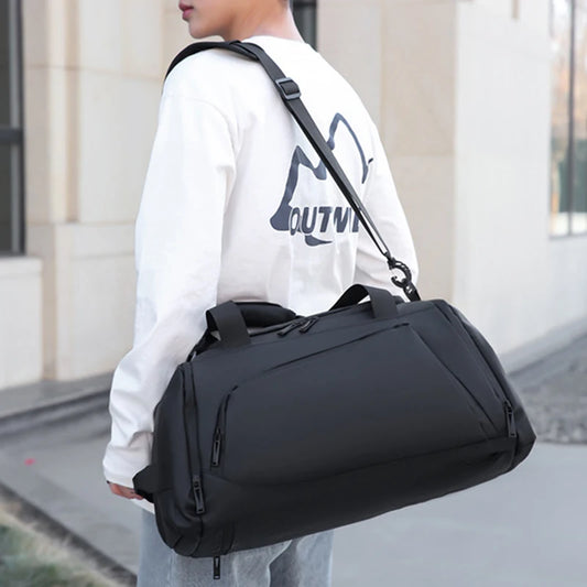 Sac à dos de voyage pour homme, sac polochon, sac de voyage d'affaires, sac de voyage étanche, sac de voyage multifonctionnel