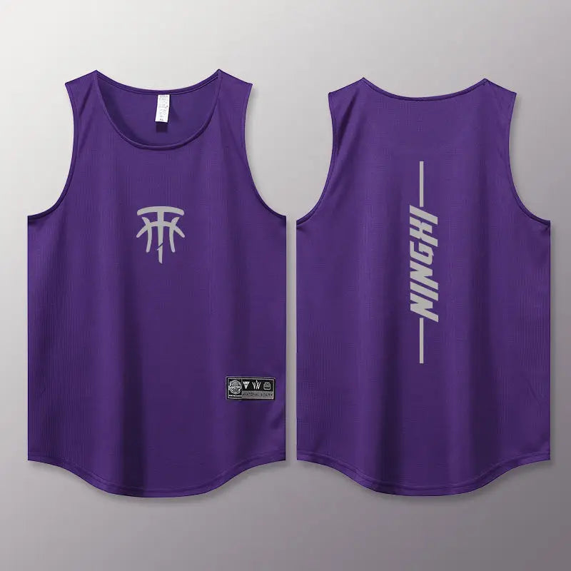 Summer men's vest Quick Drying basketball jersey outdoor sports tank tops man Breathable men's sportswear New Sleeveless T shirt