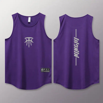 Summer men's vest Quick Drying basketball jersey outdoor sports tank tops man Breathable men's sportswear New Sleeveless T shirt
