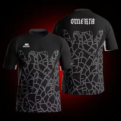 Maillot Omerta 47 Boxing Fans Summer 3D Printing Outdoor Sportwear Men's Breathable Shirt Round Neck Short Sleeve T Shirt Clothe