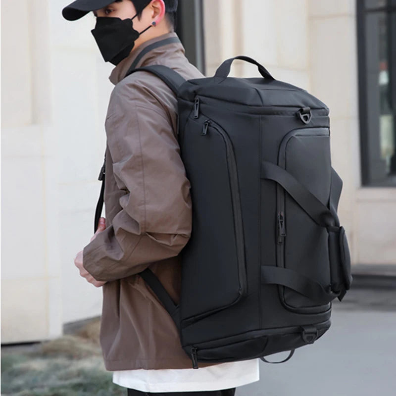 Travel backpack for men duffle bag business travel bag waterproof hand carry multi-functional luggage bag