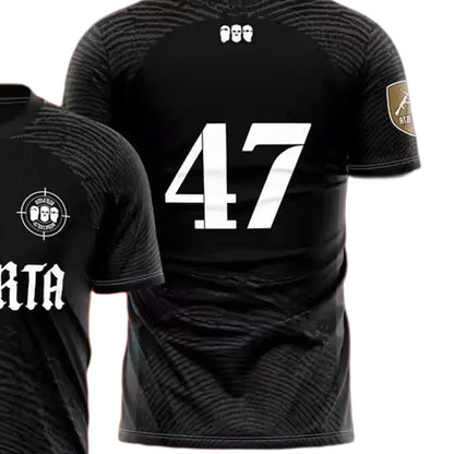 Maillot Omerta 47 Boxing Fans Summer 3D Printing Outdoor Sportwear Men's Breathable Shirt Round Neck Short Sleeve T Shirt Clothe