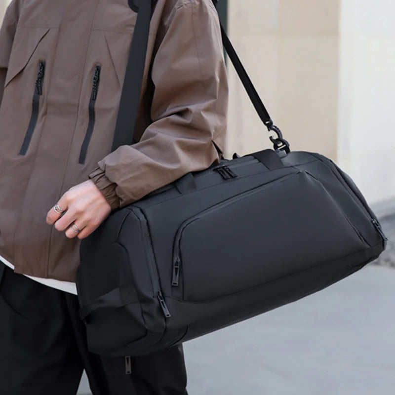 Travel backpack for men duffle bag business travel bag waterproof hand carry multi-functional luggage bag