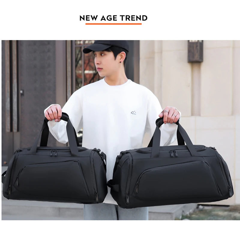 Travel backpack for men duffle bag business travel bag waterproof hand carry multi-functional luggage bag