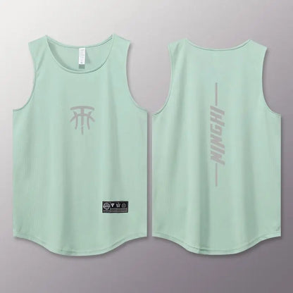 Summer men's vest Quick Drying basketball jersey outdoor sports tank tops man Breathable men's sportswear New Sleeveless T shirt