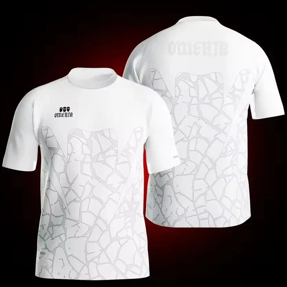 Maillot Omerta 47 Boxing Fans Summer 3D Printing Outdoor Sportwear Men's Breathable Shirt Round Neck Short Sleeve T Shirt Clothe