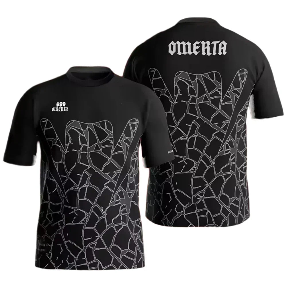 Maillot Omerta 47 Boxing Fans Summer 3D Printing Outdoor Sportwear Men's Breathable Shirt Round Neck Short Sleeve T Shirt Clothe