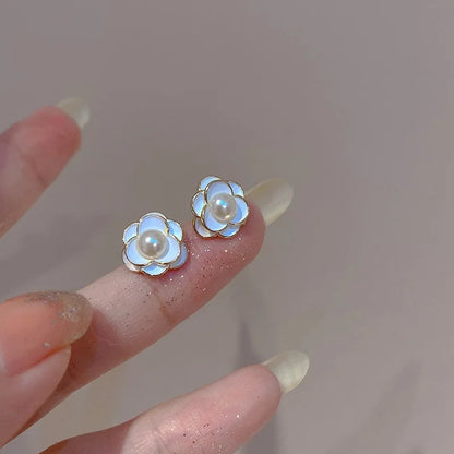 Vintage Personality Ear Clip Without Ear Piercings Advanced Sense Simple Earrings Fashion Temperament Pearl Ear Hanging Girl