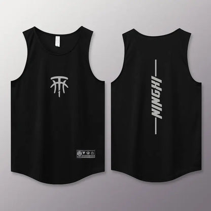 Summer men's vest Quick Drying basketball jersey outdoor sports tank tops man Breathable men's sportswear New Sleeveless T shirt