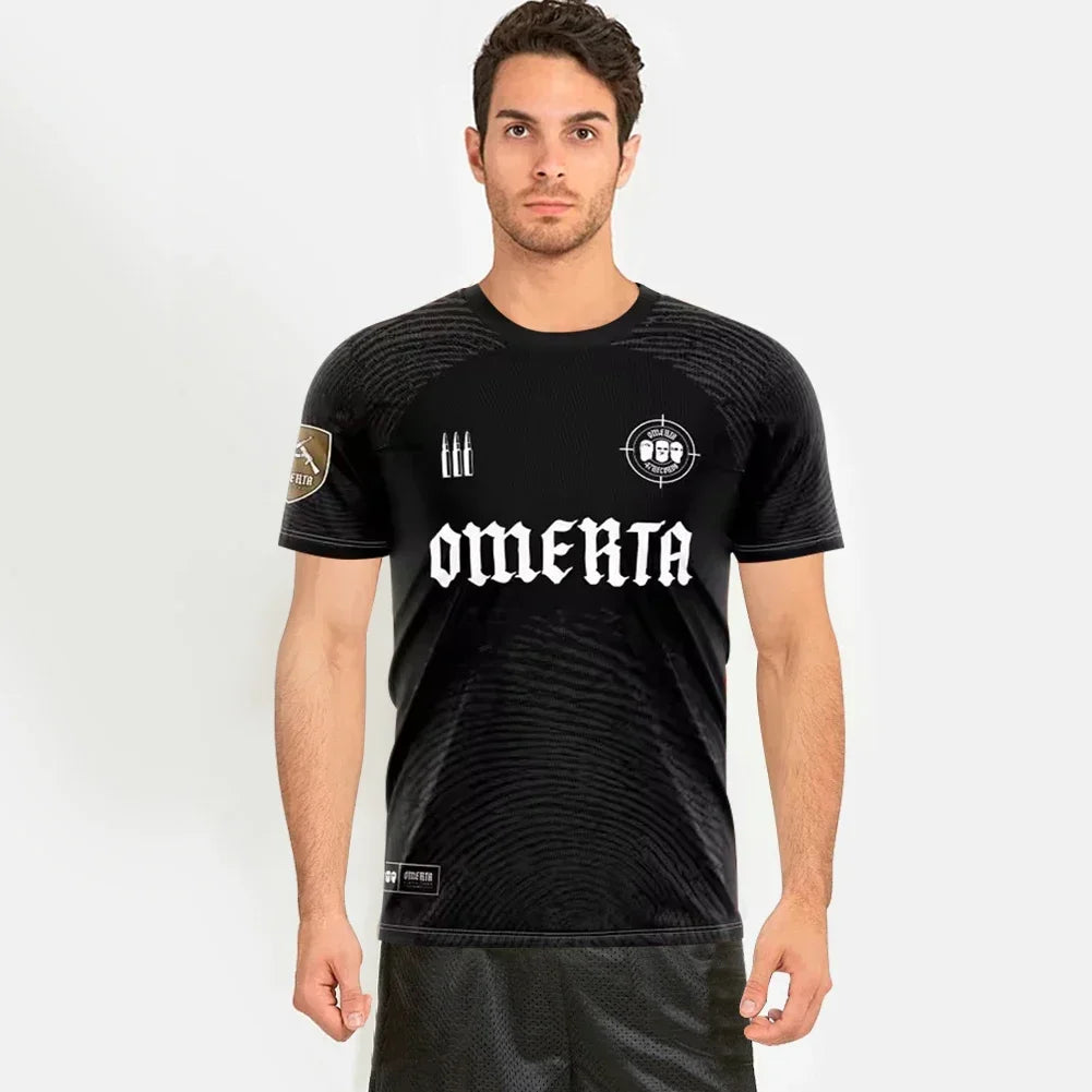 Maillot Omerta 47 Boxing Fans Summer 3D Printing Outdoor Sportwear Men's Breathable Shirt Round Neck Short Sleeve T Shirt Clothe