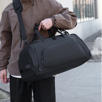 Travel backpack for men duffle bag business travel bag waterproof hand carry multi-functional luggage bag