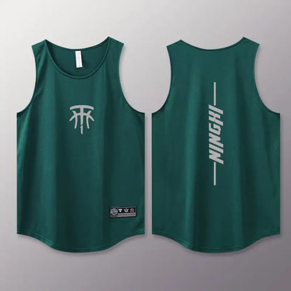 Summer men's vest Quick Drying basketball jersey outdoor sports tank tops man Breathable men's sportswear New Sleeveless T shirt