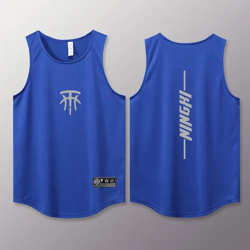 Summer men's vest Quick Drying basketball jersey outdoor sports tank tops man Breathable men's sportswear New Sleeveless T shirt