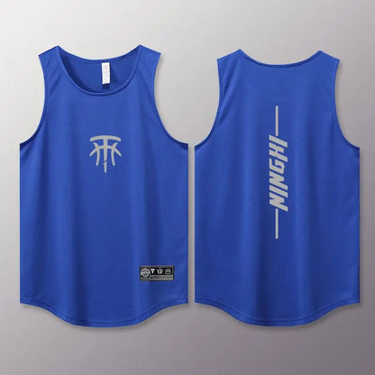 Summer men's vest Quick Drying basketball jersey outdoor sports tank tops man Breathable men's sportswear New Sleeveless T shirt