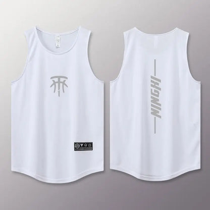Summer men's vest Quick Drying basketball jersey outdoor sports tank tops man Breathable men's sportswear New Sleeveless T shirt