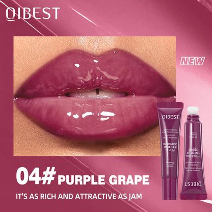 QIBEST Crystal Lip Balm Moisturizing Lip Gloss Oil Jelly Lipgloss Long Lasting Liquid Lipstick Hydrating Tinted Lip Serum Makeup